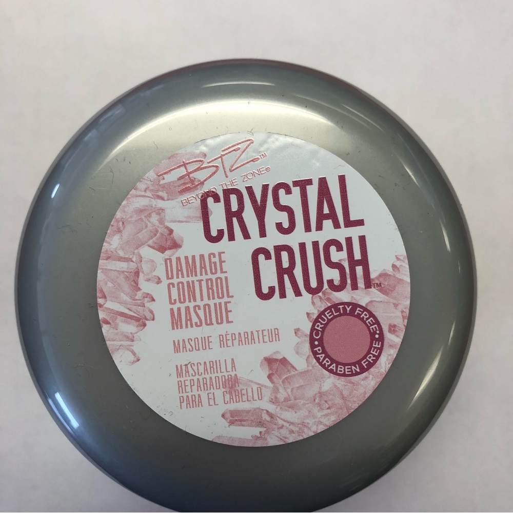 Beyond The Zone Crystal Crush Hair Damage Control Masque 8 oz New